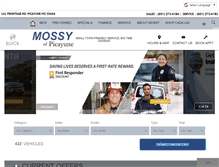 Tablet Screenshot of mossysuperstore.com
